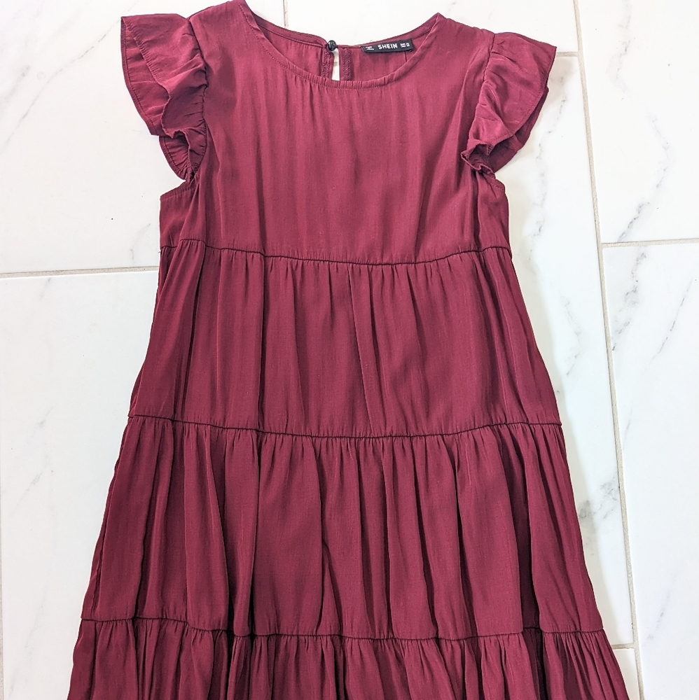 SHEIN Layered Smocked Dress